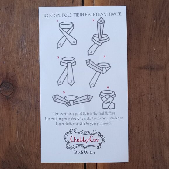 New Chubby Cov Stock Tie - Picture 4 of 4